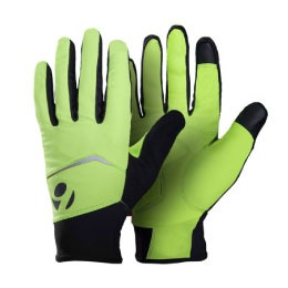 bontrager cycling gloves in yellow