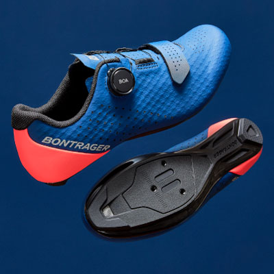 Clipless bike shoes attach to your pedals via cleats.