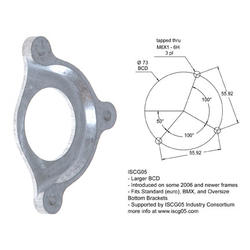 e*thirteen ISCG-05 to BB Adapter Plate