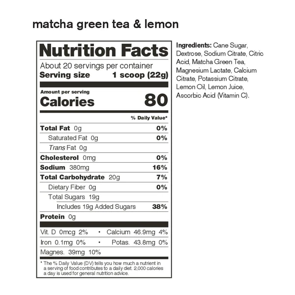 Nutritional information