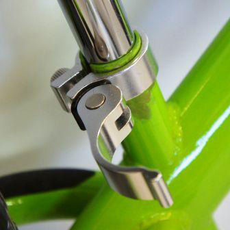 Strider's ST-3 No-Pedal Balance Bike quick-release seatpost collar